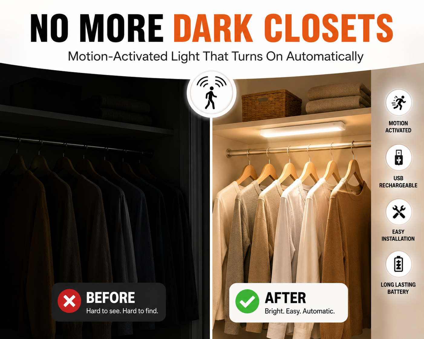 Wireless Motion Sensor LED Light™